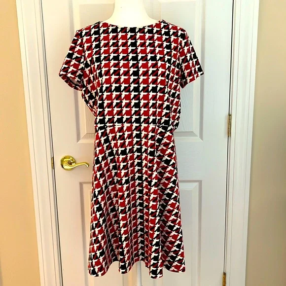 Talbots | Dresses | Talbots Petite Knit Fit And Flare Dress | Poshmark